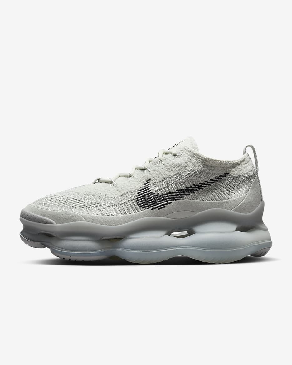 Nike flyknit mens silver on sale